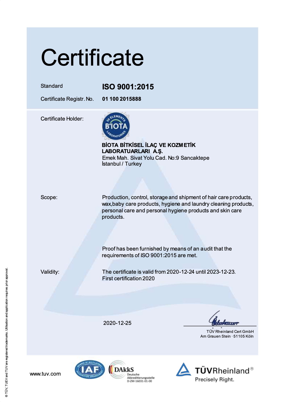 ISO 9001 - 2005