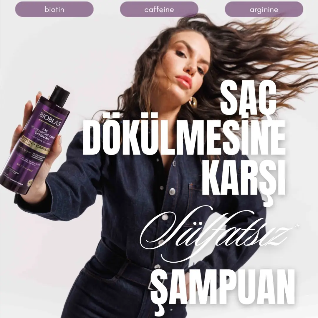 Saç dökülmesine karşı güçlü formül, şimdi sülfatsız! 💜