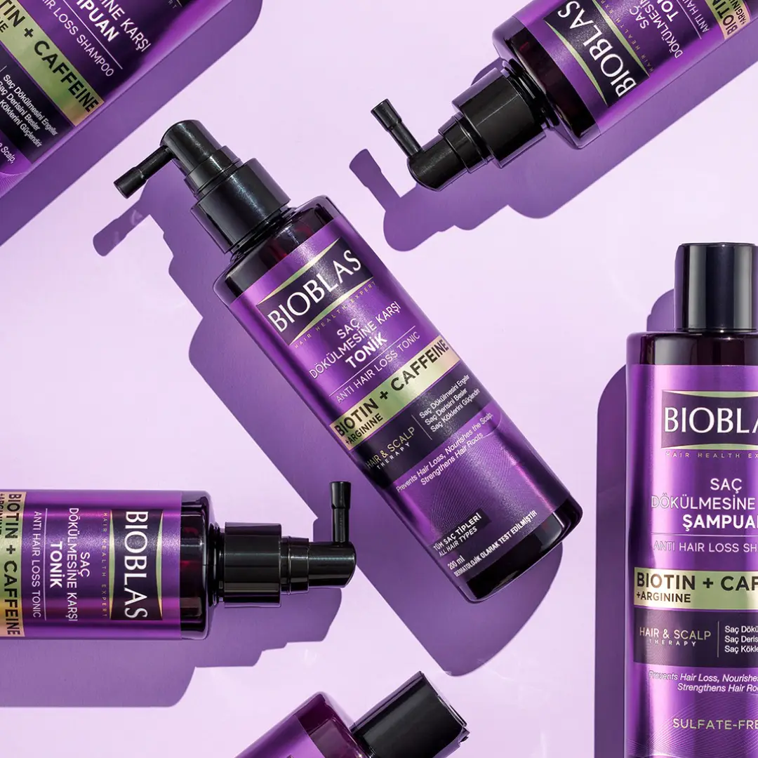 Bioblas Biotin+Kafein Serisi ile saçlarına güç kat! 💜