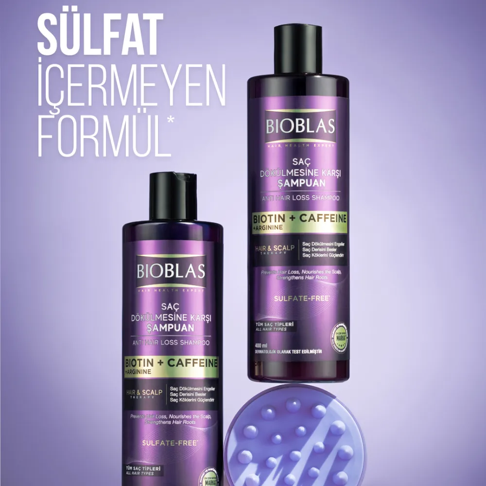 Dökülmeye karşı sülfatsız güç!