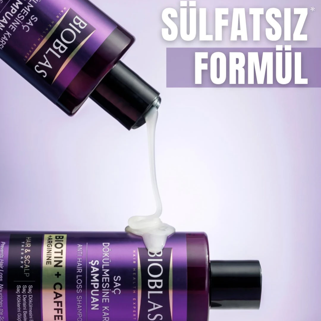 Saç dökülmesine karşı güçlü etki, şimdi sülfatsız formülle! 💜