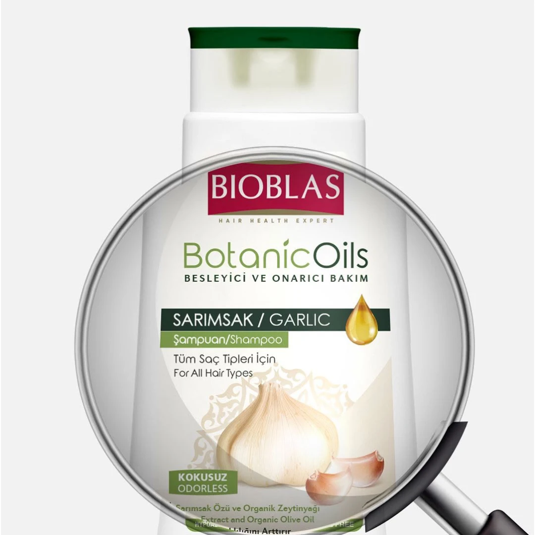 Bioblas Botanic Oils Sarımsak Şampuan💚Kökten uca besleyici bakım.