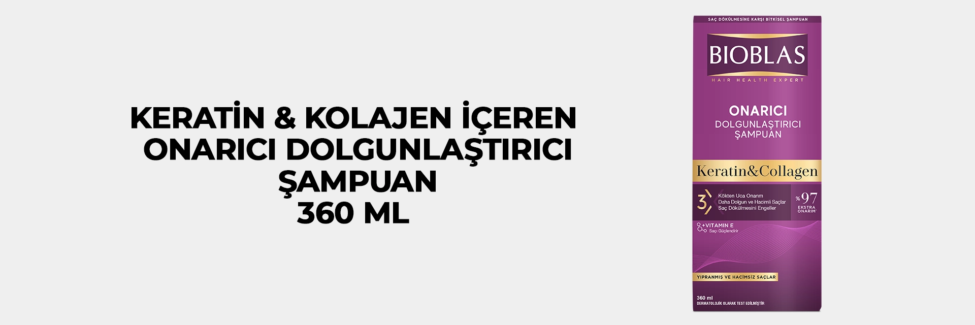 Onarıcı Dolgunlaştırıcı Saç Dökülmesine Karşı Şampuan