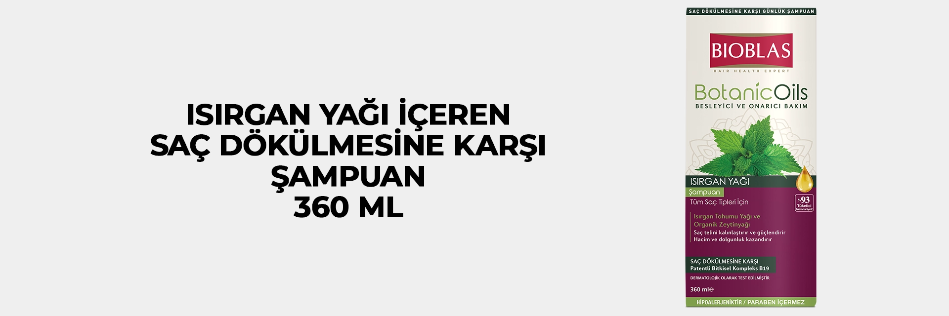Dolgunlaştırıcı Saç Dökülmesine Karşı Şampuan