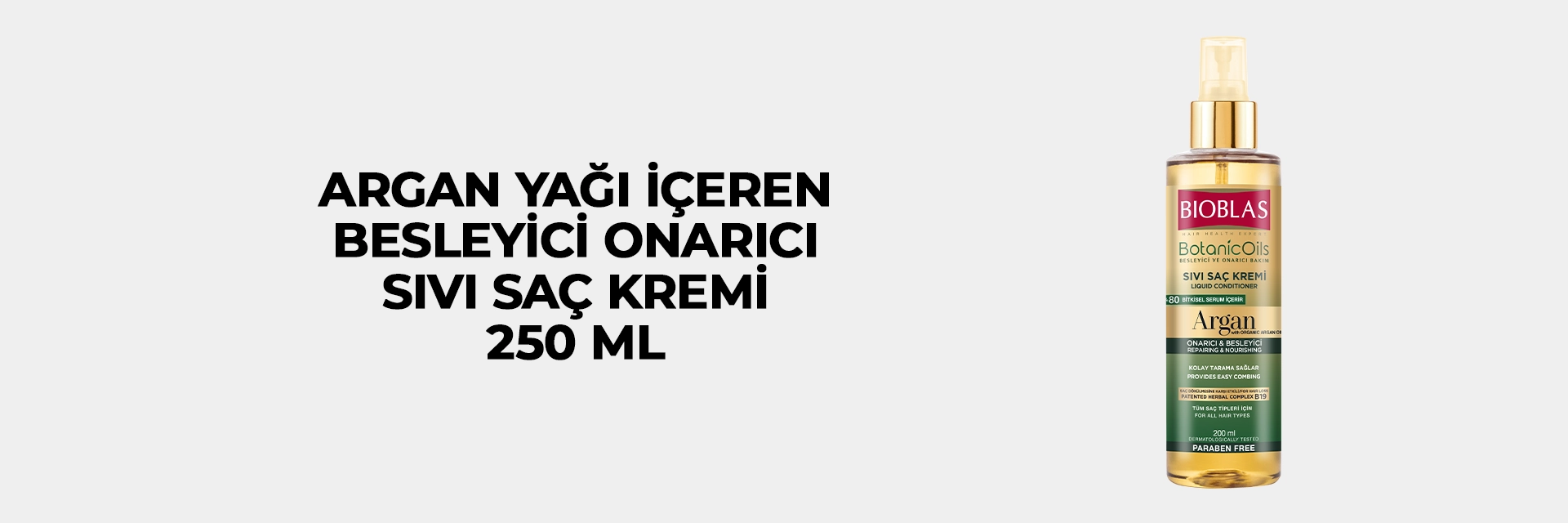 Besleyici Onarıcı Sıvı Saç Kremi